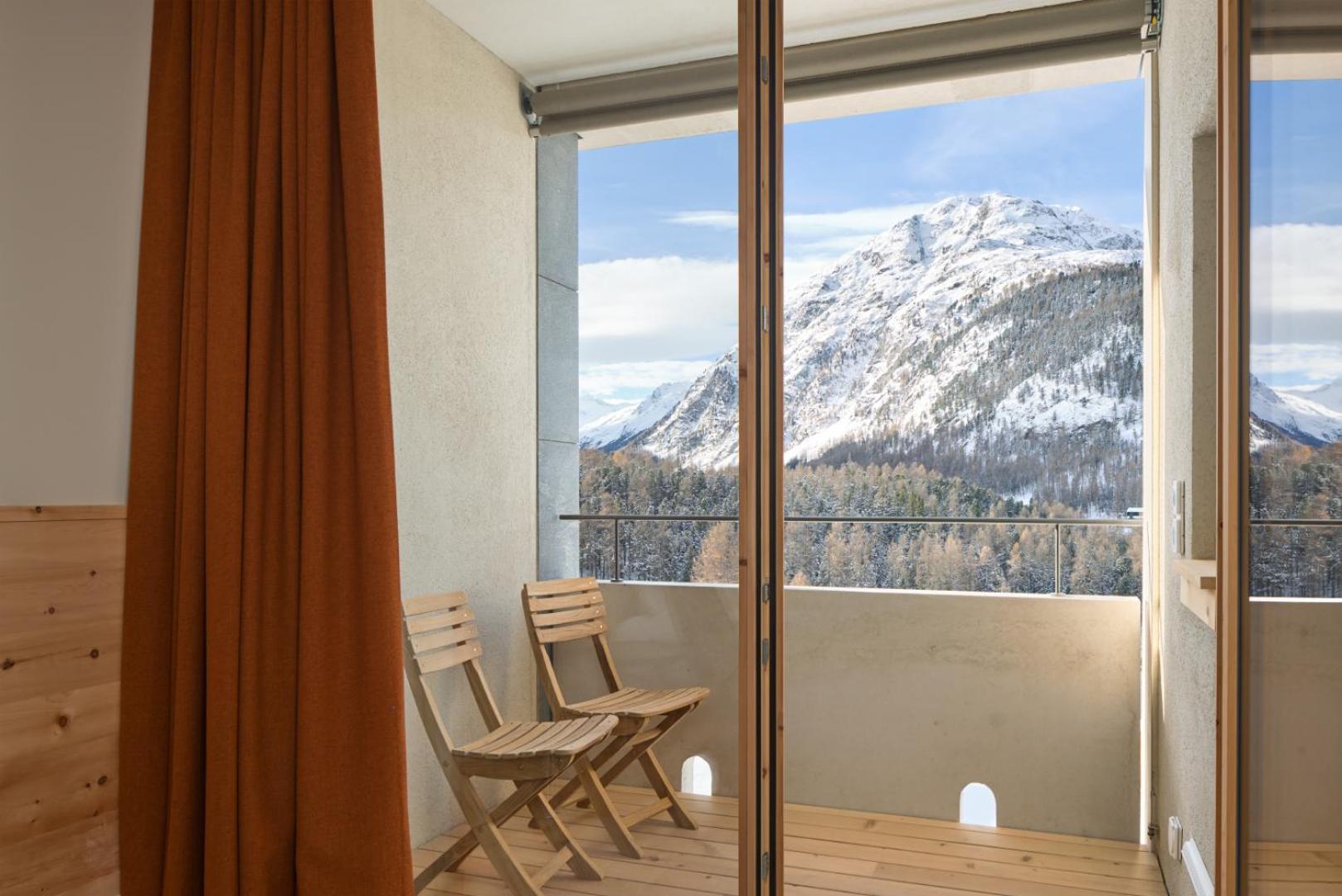 Hotel Maistra 160 Pontresina Bagian luar foto