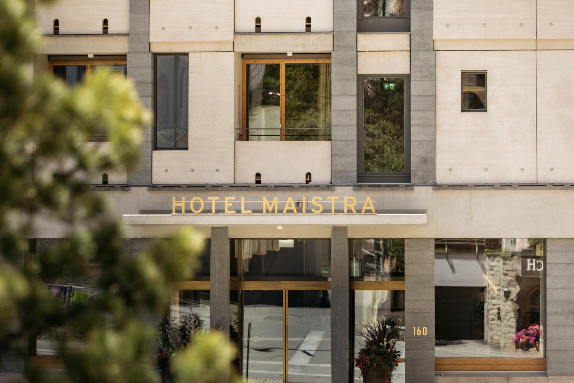 Hotel Maistra 160 Pontresina Bagian luar foto